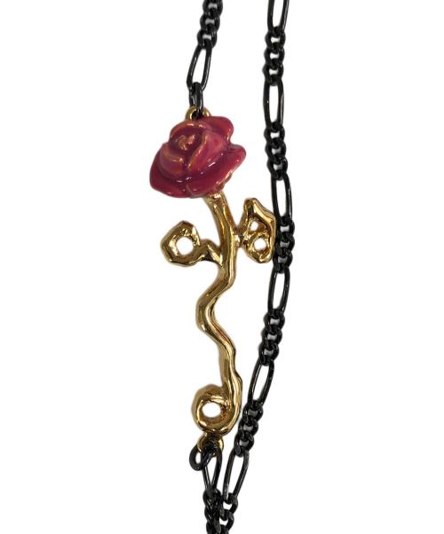 ANNA SUI（アナスイ）ANNA SUI (アナスイ) ナイトメアー・ビフォア・クリスマス (ナイトメアー・ビフォア・クリスマス) 「ジャック」モチーフ ネックレスの古着・服飾アイテム