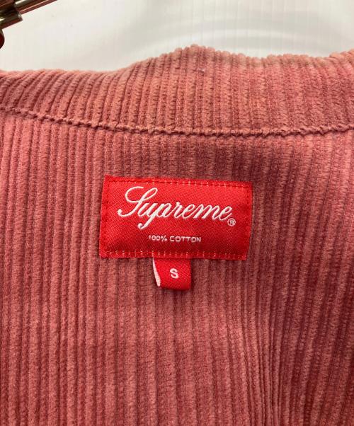 SUPREME（シュプリーム）Supreme (シュプリーム) コーデュロイシャツジャケット ピンク サイズ:Sの古着・服飾アイテム
