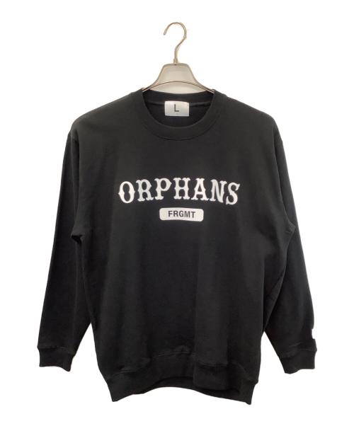 FRAGMENT ORPHANS（フラグメント オーファンズ）FRAGMENT ORPHANS (フラグメント オーファンズ) スウェット ブラック サイズ:L 未使用品の古着・服飾アイテム
