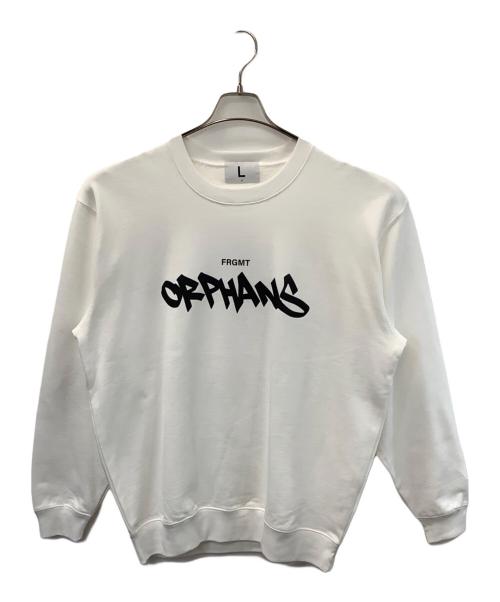 FRAGMENT ORPHANS（フラグメント オーファンズ）FRAGMENT ORPHANS (フラグメント オーファンズ) スウェット ホワイト サイズ:L 未使用品の古着・服飾アイテム