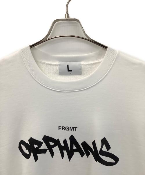 FRAGMENT ORPHANS（フラグメント オーファンズ）FRAGMENT ORPHANS (フラグメント オーファンズ) スウェット ホワイト サイズ:L 未使用品の古着・服飾アイテム