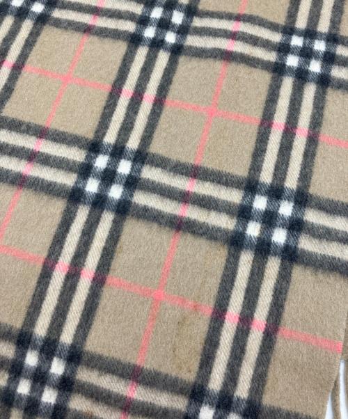 BURBERRY LONDON（バーバリーロンドン）BURBERRY LONDON (バーバリーロンドン) マフラー ブラック×ベージュの古着・服飾アイテム