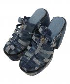 YELLOイエロ）の古着「厚底サンダル」｜ブルー