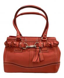 COACH（コーチ）の古着「ハンドバッグ」｜オレンジ