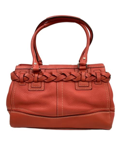 COACH（コーチ）COACH (コーチ) ハンドバッグ オレンジの古着・服飾アイテム