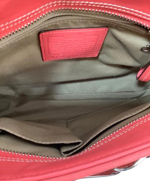 COACH（コーチ）COACH (コーチ) ハンドバッグ オレンジの古着・服飾アイテム