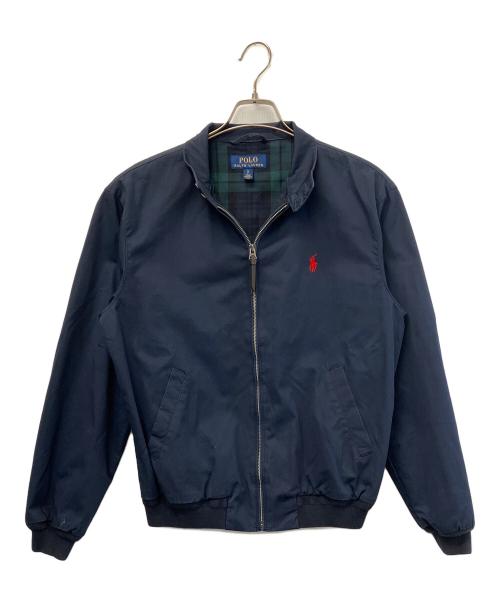 POLO RALPH LAUREN（ポロ・ラルフローレン）POLO RALPH LAUREN (ポロ・ラルフローレン) ブルゾン ネイビー サイズ:Sの古着・服飾アイテム