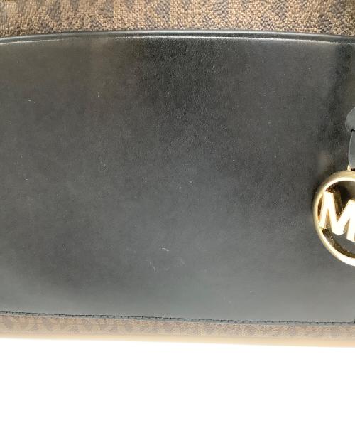 MICHAEL KORS（マイケルコース）MICHAEL KORS (マイケルコース) 2WAYバッグ ブラウン×ブラックの古着・服飾アイテム