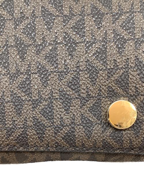 MICHAEL KORS（マイケルコース）MICHAEL KORS (マイケルコース) 2WAYバッグ ブラウン×ブラックの古着・服飾アイテム
