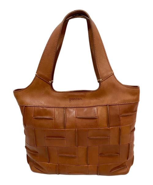 genten（ゲンテン）genten (ゲンテン) ハンドバッグ ブラウンの古着・服飾アイテム