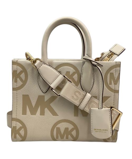 MICHAEL KORS（マイケル・コース）MICHAEL KORS (マイケル・コース) 2WAYショルダーバッグ アイボリーの古着・服飾アイテム