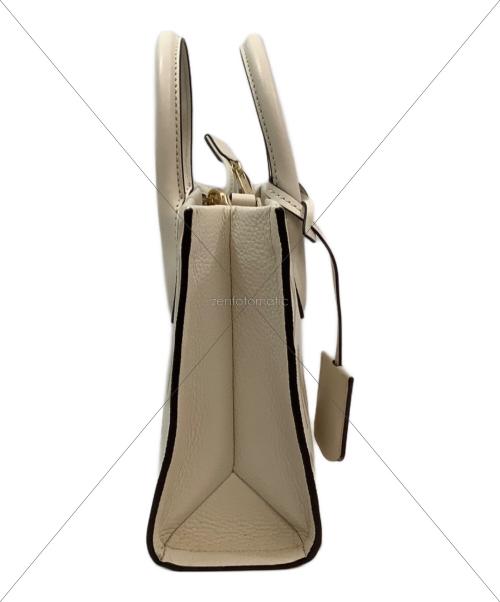 MICHAEL KORS（マイケル・コース）MICHAEL KORS (マイケル・コース) 2WAYショルダーバッグ アイボリーの古着・服飾アイテム