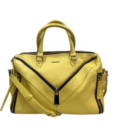 DIESEL イエロー ハンドバッグ ディーゼル 中古・古着通販】DIESEL (ディーゼル) ハンドバッグ イエロー