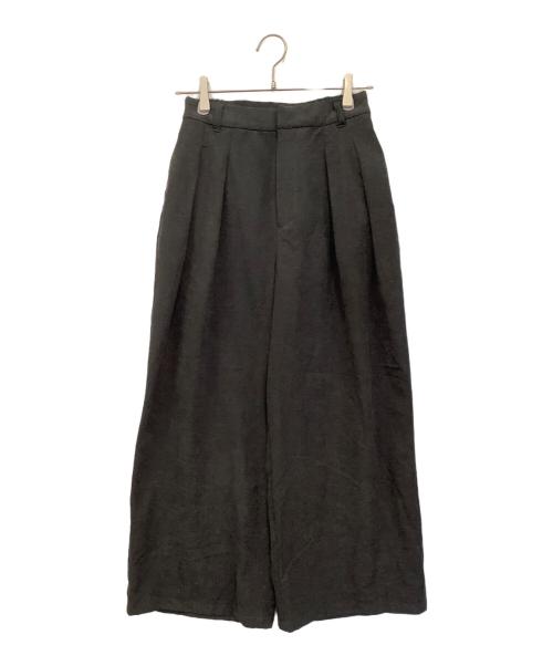 pual ce cin（ピュアルセシン）pual ce cin (ピュアルセシン) パウダーツイルビスチェ+パンツ ブラック サイズ:Fの古着・服飾アイテム