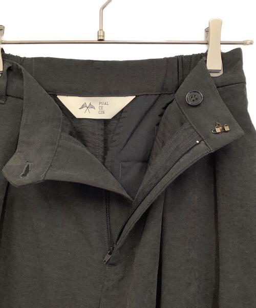 pual ce cin（ピュアルセシン）pual ce cin (ピュアルセシン) パウダーツイルビスチェ+パンツ ブラック サイズ:Fの古着・服飾アイテム
