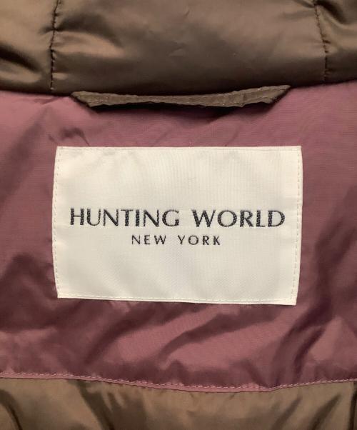 HUNTING WORLD（ハンティングワールド）HUNTING WORLD (ハンティングワールド) ダウンコート ボルドー サイズ:Lの古着・服飾アイテム