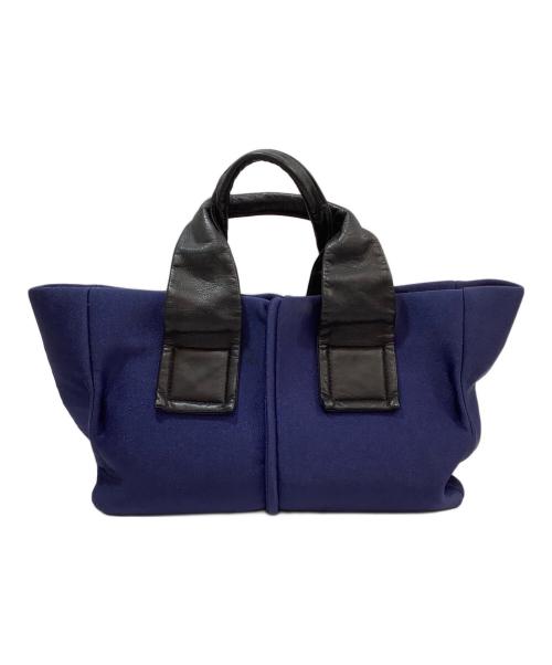 kawa-kawa（カワカワ）kawa-kawa (カワカワ) ハンドバッグ ネイビーの古着・服飾アイテム