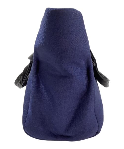 kawa-kawa（カワカワ）kawa-kawa (カワカワ) ハンドバッグ ネイビーの古着・服飾アイテム