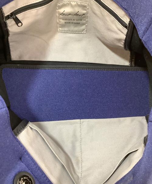 kawa-kawa（カワカワ）kawa-kawa (カワカワ) ハンドバッグ ネイビーの古着・服飾アイテム