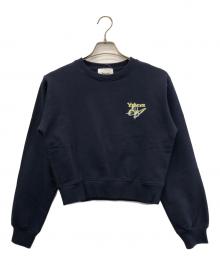 YOUNGER SONG（ヤンガーソング）の古着「Gradation butterfly logo sweat」｜ネイビー