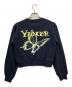 YOUNGER SONG (ヤンガーソング) Gradation butterfly logo sweat ネイビー サイズ:S 未使用品：6000円