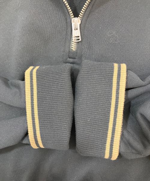 FRED PERRY（フレッドペリー）FRED PERRY (フレッドペリー) ハーフジップスウェット ブラック サイズ:XLの古着・服飾アイテム