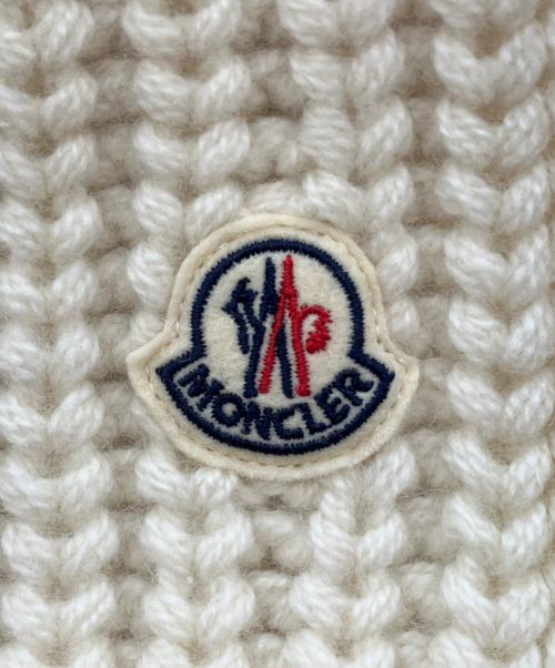 MONCLER（モンクレール）MONCLER (モンクレール) マフラー アイボリーの古着・服飾アイテム