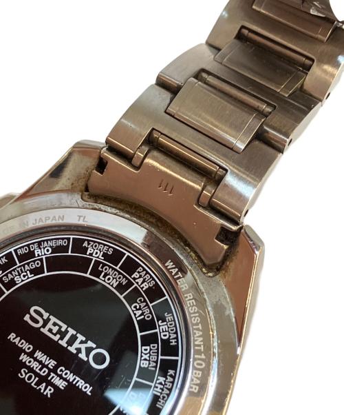 SEIKO（セイコー）SEIKO (セイコー) 腕時計 ブライツ 電波ソーラー ブラックの古着・服飾アイテム