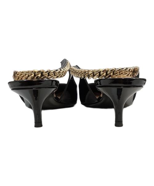 GUCCI（グッチ）GUCCI (グッチ) ポインテッドトゥパンプス ブラック サイズ:37の古着・服飾アイテム