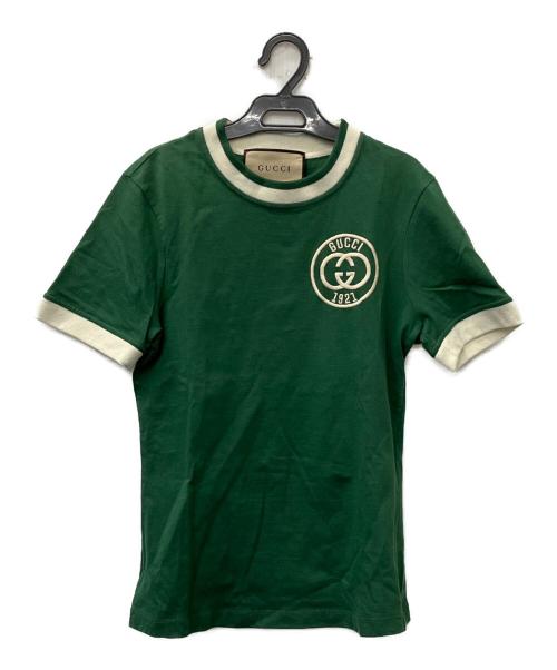 GUCCI（グッチ）GUCCI (グッチ) 半袖カットソー グリーン サイズ:XXSの古着・服飾アイテム