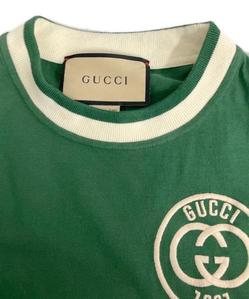 GUCCI（グッチ）GUCCI (グッチ) 半袖カットソー グリーン サイズ:XXSの古着・服飾アイテム
