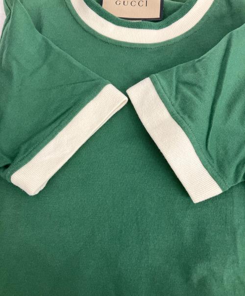 GUCCI（グッチ）GUCCI (グッチ) 半袖カットソー グリーン サイズ:XXSの古着・服飾アイテム