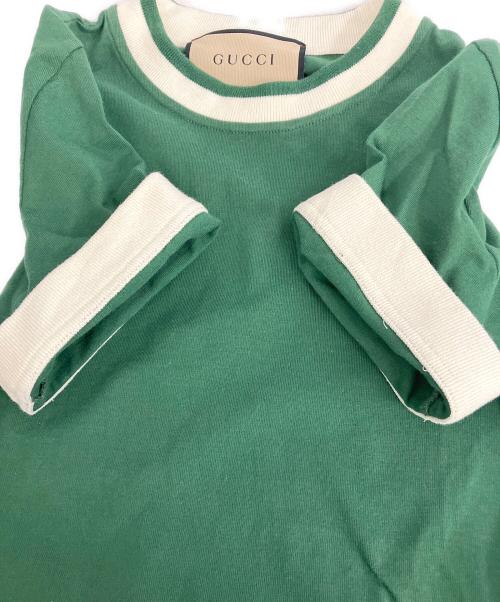 GUCCI（グッチ）GUCCI (グッチ) 半袖カットソー グリーン サイズ:XXSの古着・服飾アイテム