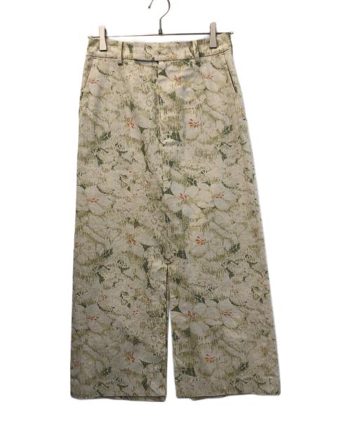 Ron Herman（ロンハーマン）Ron Herman (ロンハーマン) ロングスカート グリーン×ベージュ サイズ:Sの古着・服飾アイテム