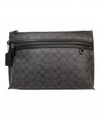 COACHコーチ）の古着「クラッチバッグ」｜ブラック