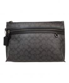 COACH（コーチ）の古着「クラッチバッグ」｜ブラック