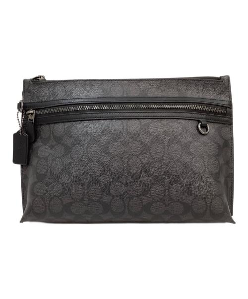 COACH（コーチ）COACH (コーチ) クラッチバッグ ブラックの古着・服飾アイテム