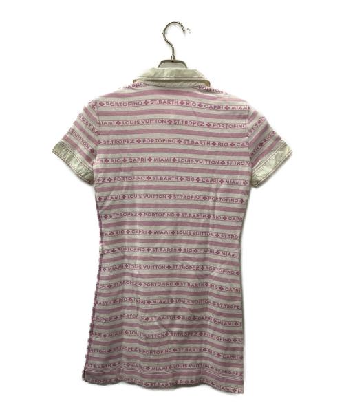 LOUIS VUITTON（ルイ ヴィトン）LOUIS VUITTON (ルイ ヴィトン) 半袖ワンピース ピンク サイズ:36の古着・服飾アイテム