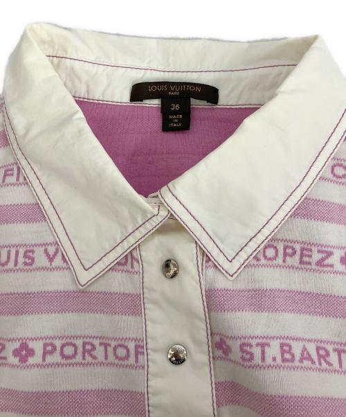 LOUIS VUITTON（ルイ ヴィトン）LOUIS VUITTON (ルイ ヴィトン) 半袖ワンピース ピンク サイズ:36の古着・服飾アイテム