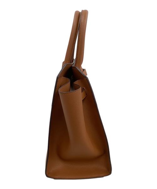 Mila Owen（ミラオーウェン）Mila Owen (ミラオーウェン) ハンドバッグ ブラウンの古着・服飾アイテム