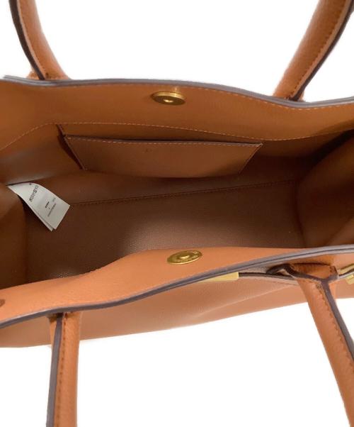 Mila Owen（ミラオーウェン）Mila Owen (ミラオーウェン) ハンドバッグ ブラウンの古着・服飾アイテム