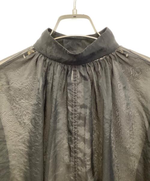 CLANE（クラネ）CLANE (クラネ) シアーパフトップス ブラック サイズ:1の古着・服飾アイテム