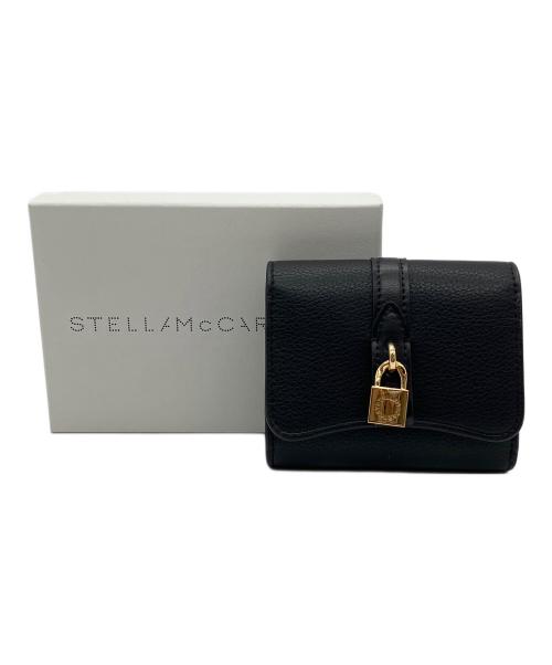 STELLA McCARTNEY（ステラマッカートニー）STELLA McCARTNEY (ステラマッカートニー) Ryder Tri-Fold Wallet ブラックの古着・服飾アイテム