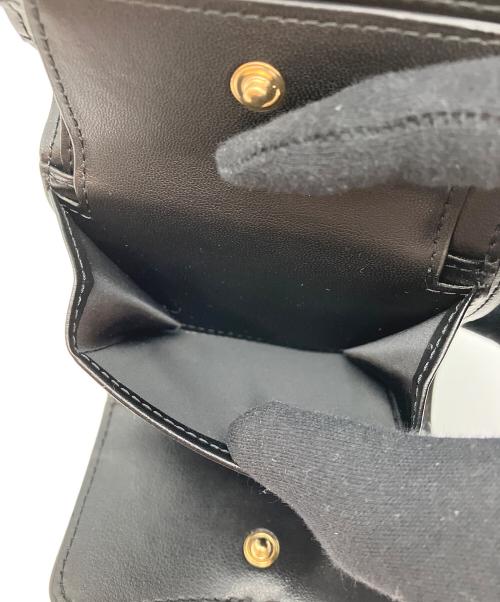 STELLA McCARTNEY（ステラマッカートニー）STELLA McCARTNEY (ステラマッカートニー) Ryder Tri-Fold Wallet ブラックの古着・服飾アイテム