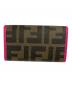 FENDI (フェンディ) 6連キーケース ピンク×ブラウン：20000円