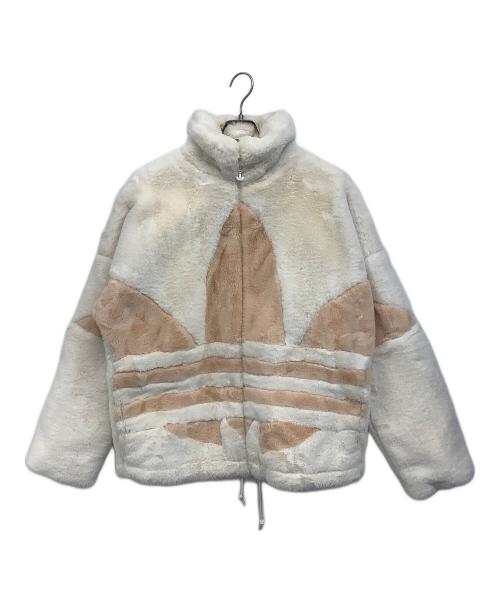 adidas Originals（アディダスオリジナル）adidas originals (アディダスオリジナル) ファージャケット ベージュ サイズ:Mの古着・服飾アイテム