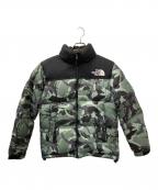 THE NORTH FACEザ ノース フェイス）の古着「ノベルティーヌプシジャケット」｜グリーン×ブラック