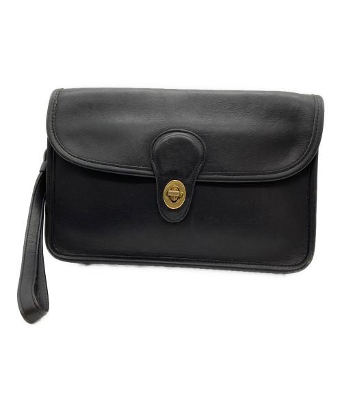 COACH（コーチ）COACH (コーチ) セカンドバッグ ブラックの古着・服飾アイテム