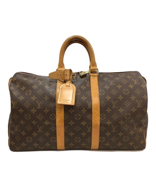 LOUIS VUITTON（ルイ ヴィトン）LOUIS VUITTON (ルイ ヴィトン) トラベルバッグ ブラウンの古着・服飾アイテム
