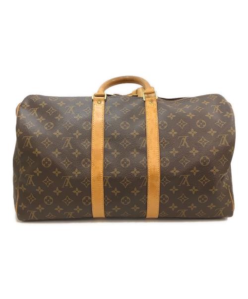 LOUIS VUITTON（ルイ ヴィトン）LOUIS VUITTON (ルイ ヴィトン) トラベルバッグ ブラウンの古着・服飾アイテム